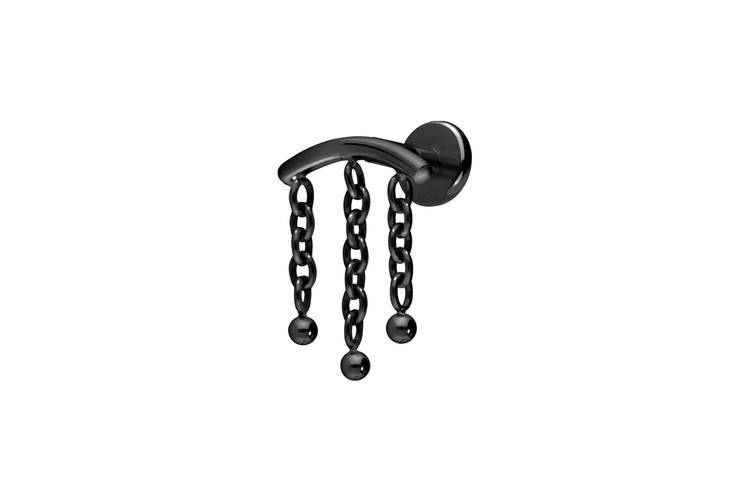 Titan Labret mit Push Fit BOGEN + 3 KETTEN